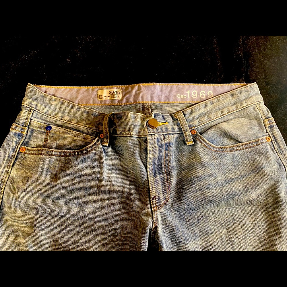 Gap 1969 slouchy skinny jeans